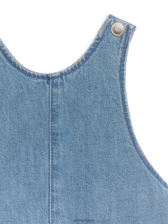 ARKET kleding 0DXJP1741 blauw denim tuinbroekjurk kinderen