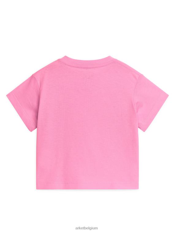 ARKET kleding 0DXJP1748 roze T-shirt met korte mouwen kinderen