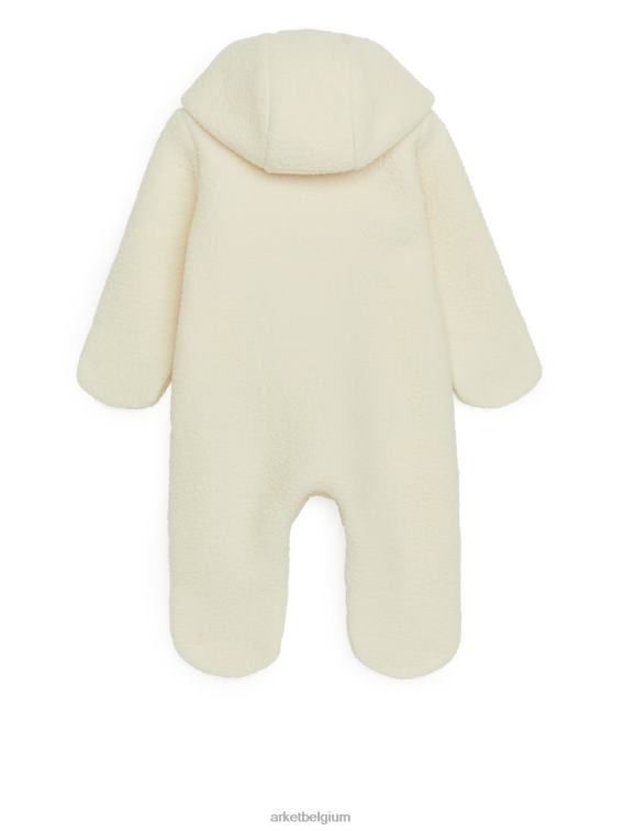ARKET kleding 0DXJP1756 gebroken wit overall met capuchon kinderen