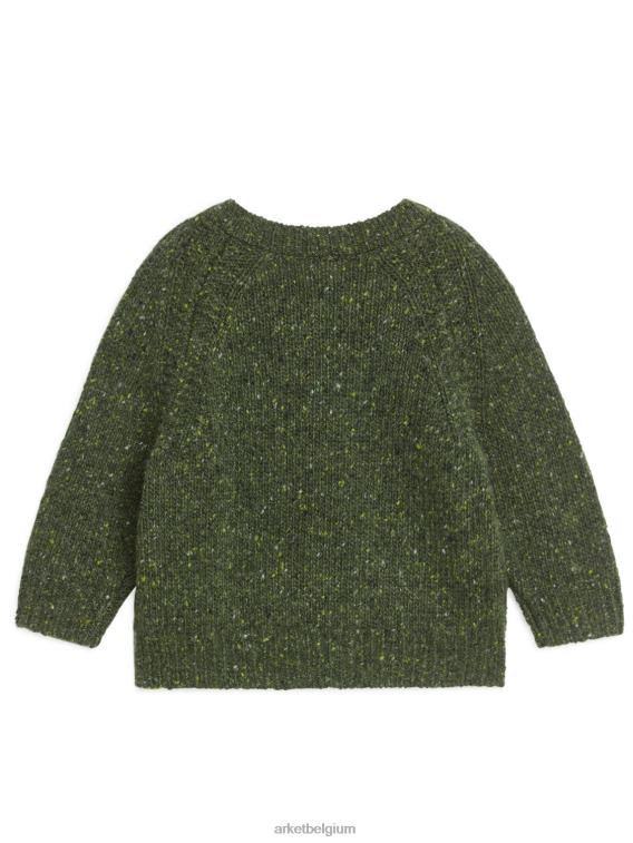 ARKET kleding 0DXJP1763 groen/nep neps wollen vest kinderen
