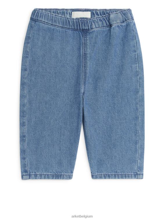 ARKET kleding 0DXJP1767 blauw gewassen zachte denimbroek kinderen