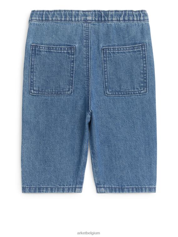 ARKET kleding 0DXJP1768 blauw zachte denimbroek kinderen
