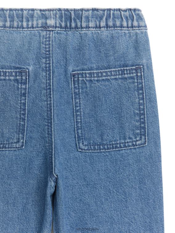 ARKET kleding 0DXJP1768 blauw zachte denimbroek kinderen
