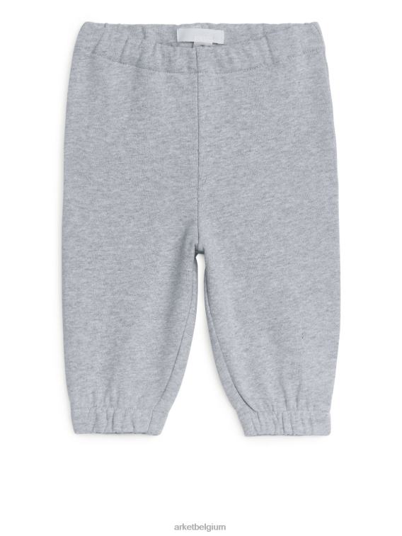 ARKET kleding 0DXJP1771 grijs joggingbroek van katoenen badstof kinderen