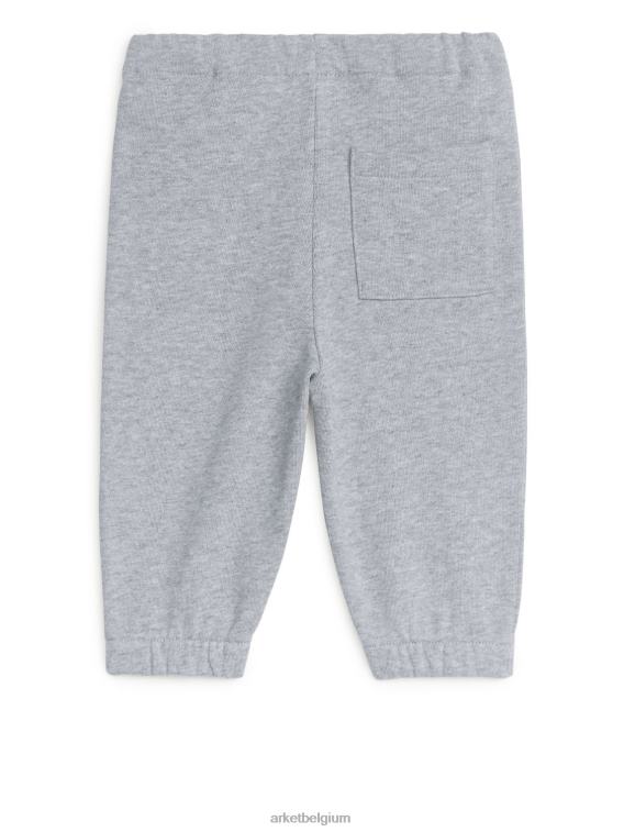 ARKET kleding 0DXJP1771 grijs joggingbroek van katoenen badstof kinderen
