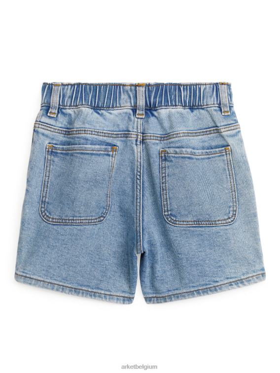 ARKET kleding 0DXJP1541 lichtblauw denim-stretchshort kinderen