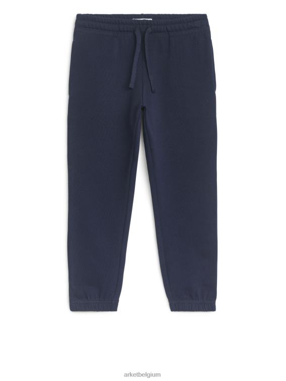 ARKET kleding 0DXJP1549 donkerblauw joggingbroek van franse badstof kinderen