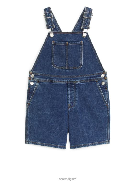ARKET kleding 0DXJP1551 donkerblauw korte denim tuinbroek kinderen