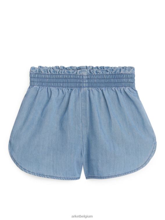 ARKET kleding 0DXJP1554 lichtblauw lyocell-denimshort kinderen