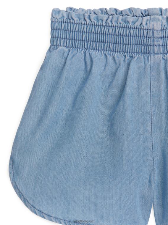 ARKET kleding 0DXJP1554 lichtblauw lyocell-denimshort kinderen