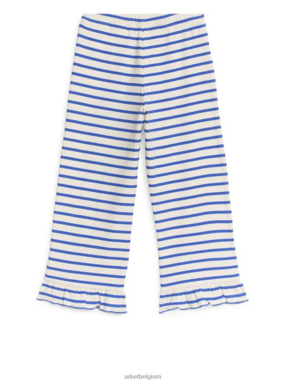 ARKET kleding 0DXJP1558 blauw/streep Jersey broek met ruches kinderen