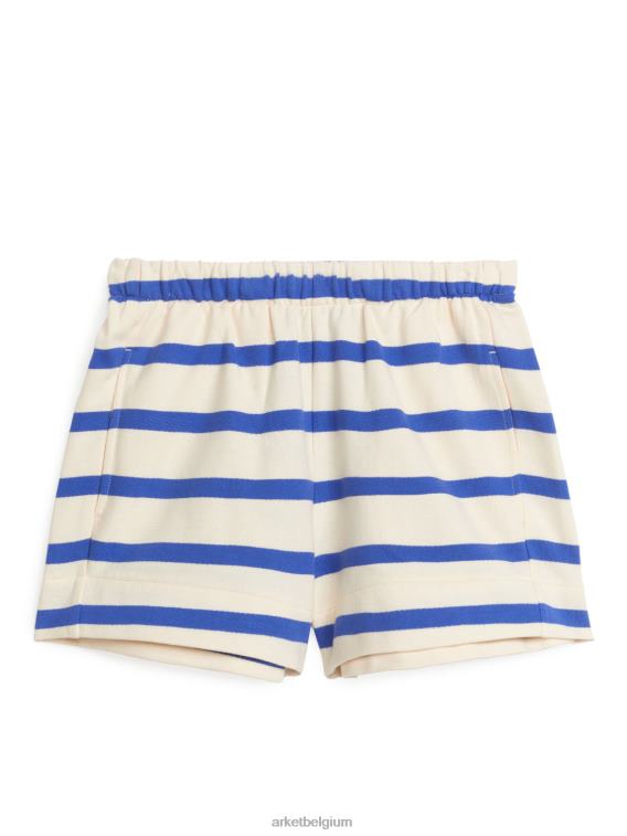 ARKET kleding 0DXJP1561 blauw/streep korte broek van franse badstof kinderen