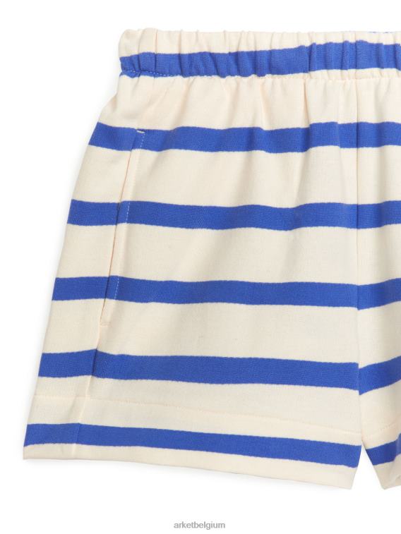 ARKET kleding 0DXJP1561 blauw/streep korte broek van franse badstof kinderen