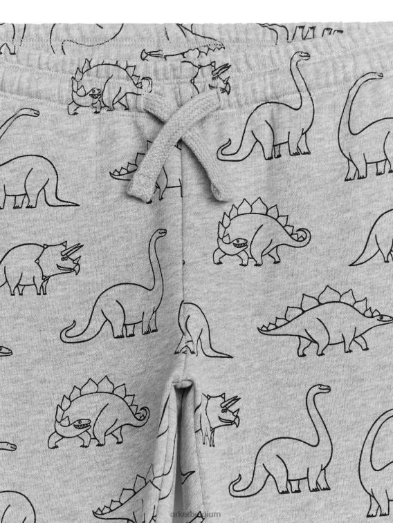 ARKET kleding 0DXJP1571 grijs/dino joggingbroek van franse badstof kinderen