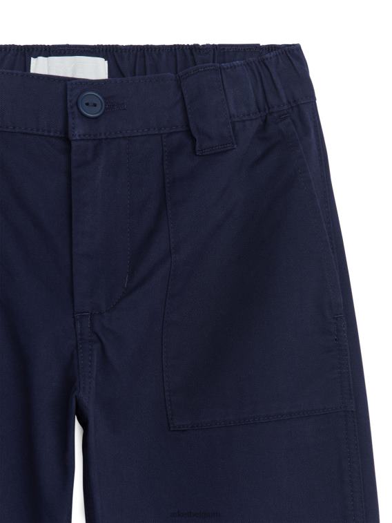 ARKET kleding 0DXJP1575 donkerblauw cargobroek kinderen