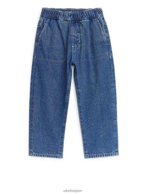 ARKET kleding 0DXJP1577 blauw relaxte denimbroek kinderen