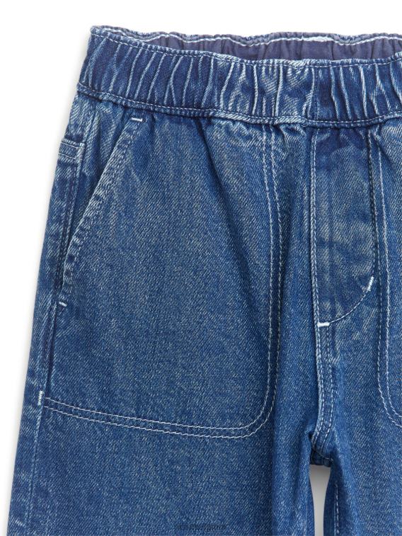 ARKET kleding 0DXJP1577 blauw relaxte denimbroek kinderen