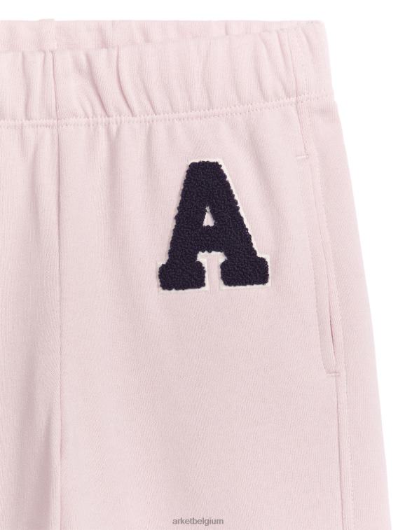 ARKET kleding 0DXJP1579 bleekroze varsity-joggingbroek kinderen