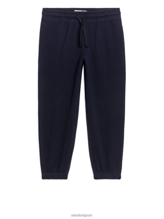 ARKET kleding 0DXJP1582 donkerblauw joggingbroek van franse badstof kinderen