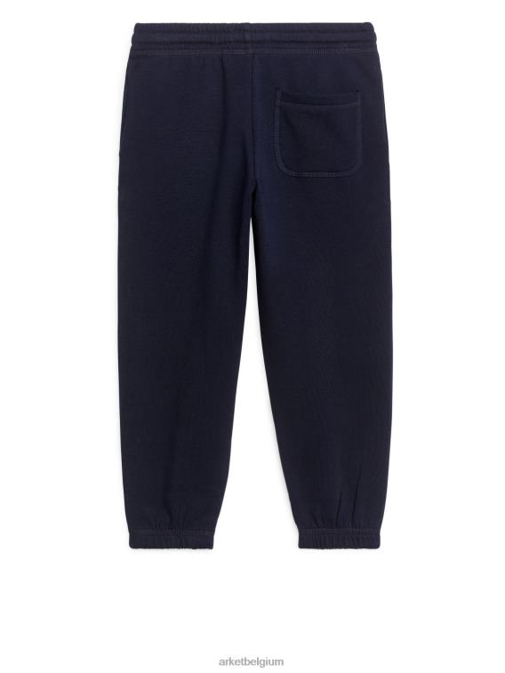 ARKET kleding 0DXJP1582 donkerblauw joggingbroek van franse badstof kinderen