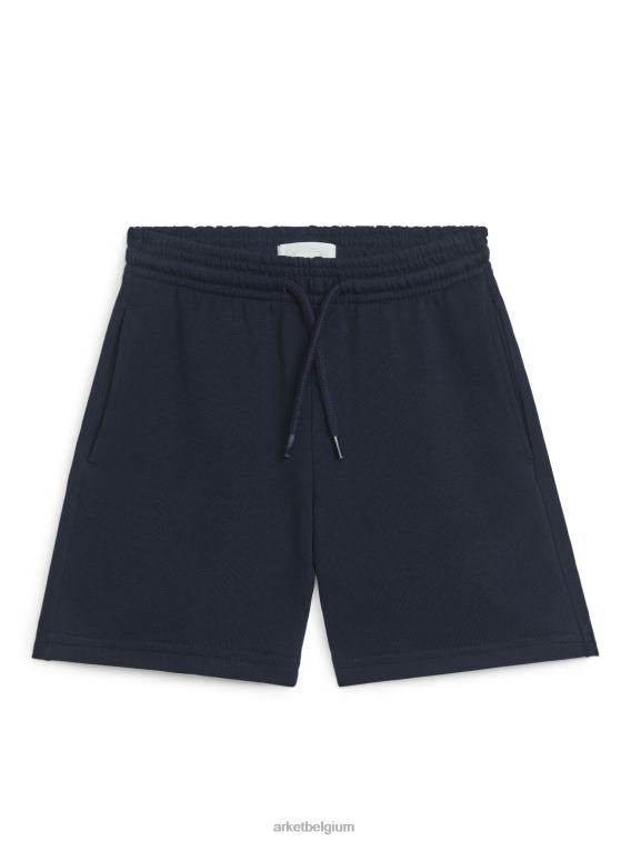ARKET kleding 0DXJP1587 donkerblauw korte broek van franse badstof kinderen