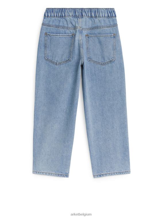 ARKET kleding 0DXJP1588 lichtblauw denim broek met trekkoord kinderen