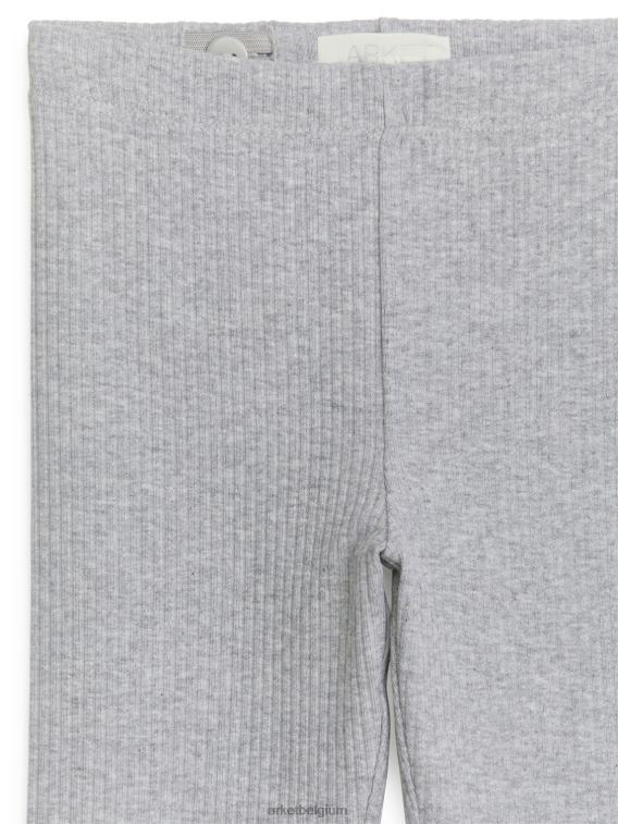 ARKET kleding 0DXJP1592 grijs gemêleerd legging van ribjersey kinderen