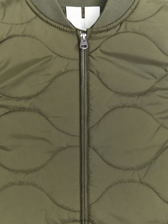 ARKET kleding 0DXJP1674 kaki groen gewatteerd vest kinderen