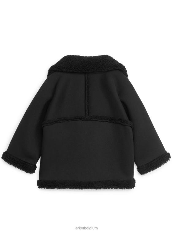 ARKET kleding 0DXJP1676 zwart stapel jas kinderen