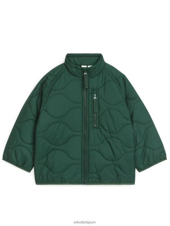 ARKET kleding 0DXJP1681 groente gewatteerd jasje kinderen