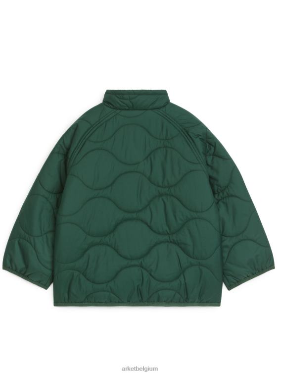 ARKET kleding 0DXJP1681 groente gewatteerd jasje kinderen