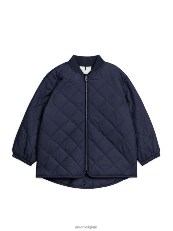ARKET kleding 0DXJP1682 donkerblauw gewatteerde isolatiejas kinderen