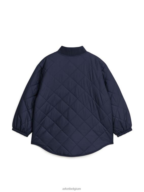 ARKET kleding 0DXJP1682 donkerblauw gewatteerde isolatiejas kinderen