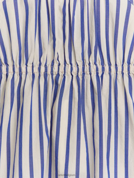 ARKET kleding 0DXJP1368 blauw/strepen geweven zonnejurk kinderen