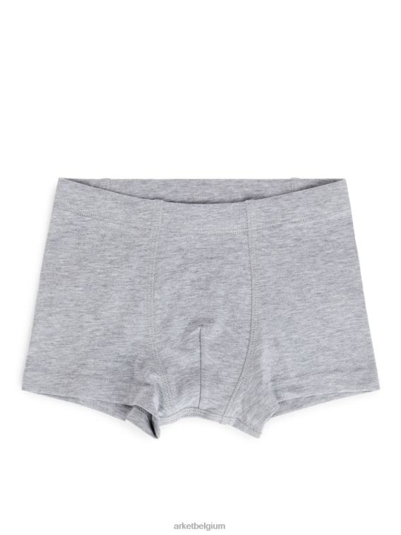 ARKET kleding 0DXJP1625 lichtblauw/grijs gemêleerd/wit jersey zwembroeken kinderen