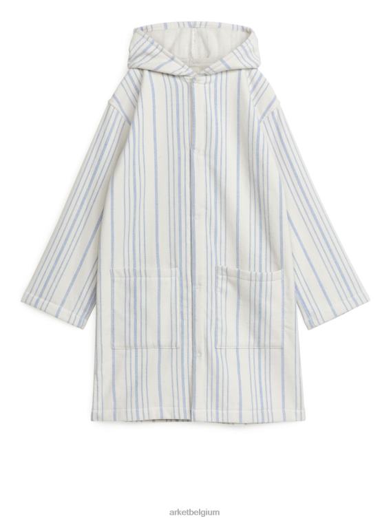 ARKET kleding 0DXJP1667 wit Blauw katoenen strandjas kinderen