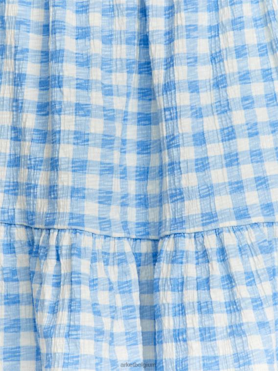 ARKET kleding 0DXJP1384 wit Blauw gelaagde rok kinderen