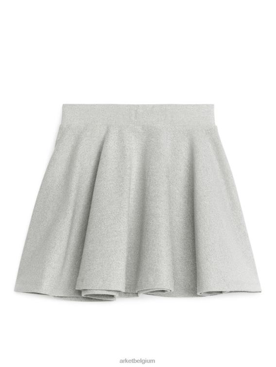 ARKET kleding 0DXJP1386 zilver glitter rok kinderen