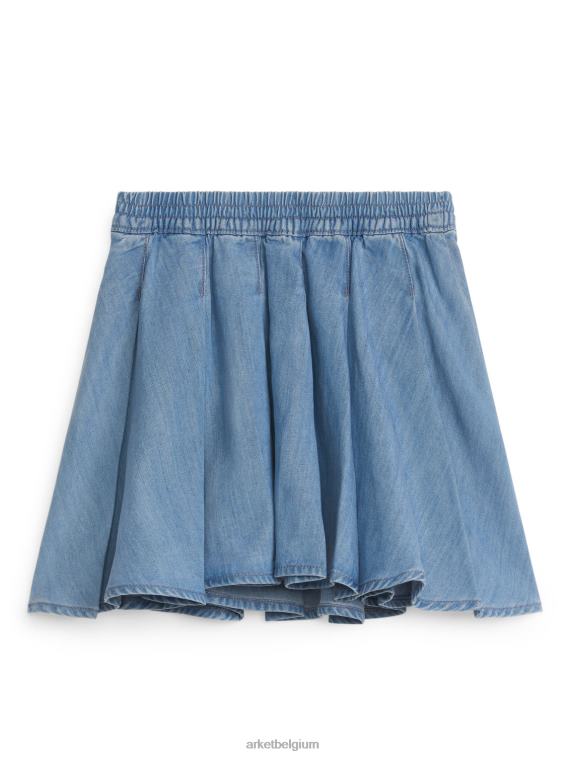 ARKET kleding 0DXJP1387 blauw denim minirok kinderen