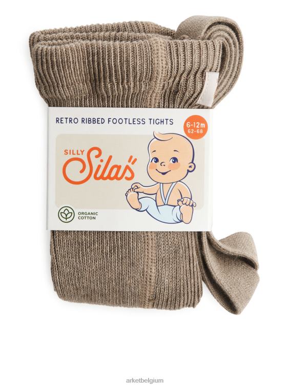 ARKET kleding 0DXJP1619 beige domme silas voetloze panty met bretels kinderen