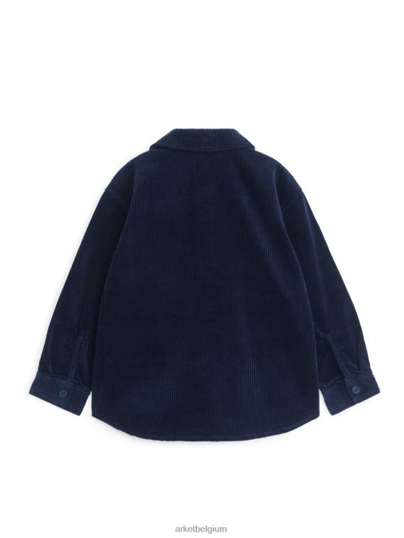 ARKET kleding 0DXJP1437 donkerblauw corduroy overshirt kinderen