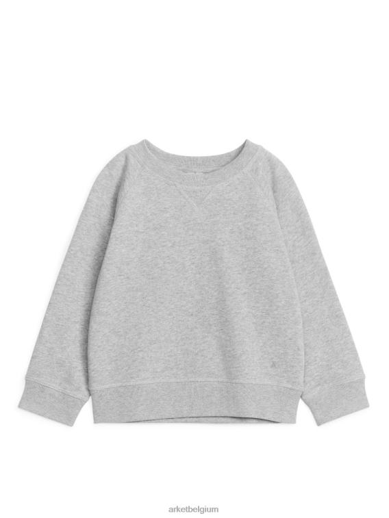 ARKET kleding 0DXJP1444 grijs gemêleerd katoenen sweatshirt kinderen