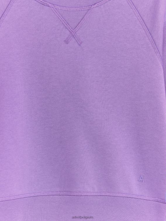 ARKET kleding 0DXJP1445 paars katoenen sweatshirt kinderen