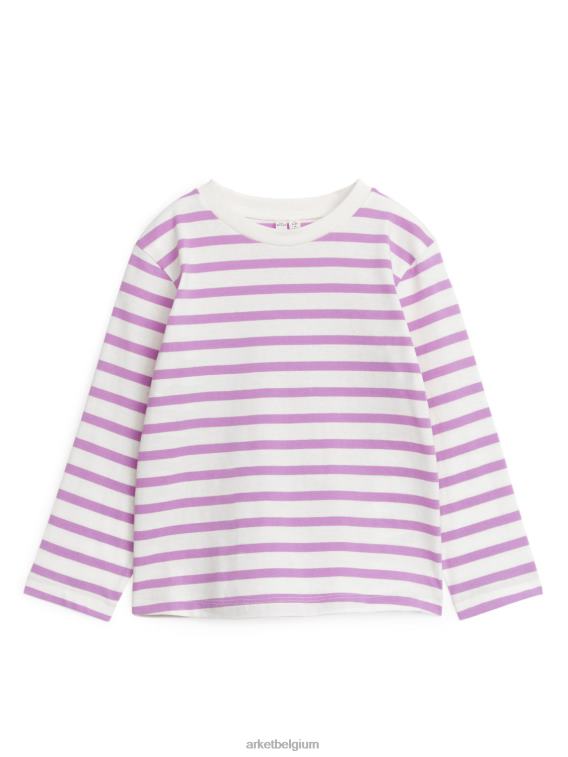 ARKET kleding 0DXJP1446 lila T-shirt met lange mouwen, set van 2 kinderen