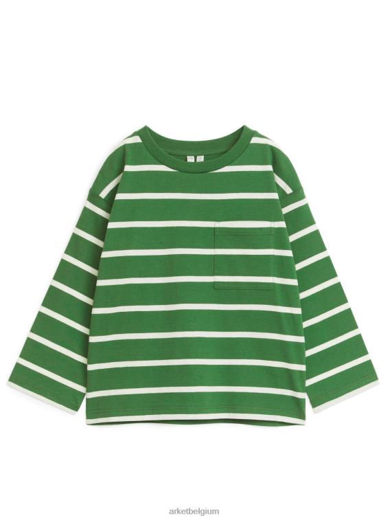ARKET kleding 0DXJP1452 groen/strepen Lange mouwenshirt kinderen