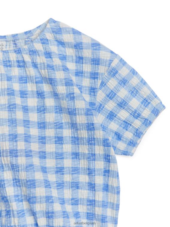 ARKET kleding 0DXJP1455 wit Blauw getextureerde bovenkant kinderen