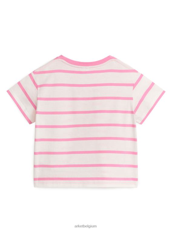 ARKET kleding 0DXJP1465 wit/roze wijdvallend t-shirt kinderen