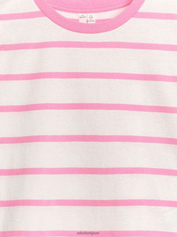 ARKET kleding 0DXJP1465 wit/roze wijdvallend t-shirt kinderen