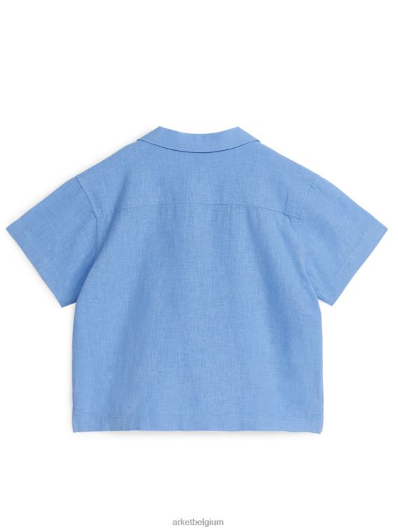 ARKET kleding 0DXJP1469 blauw shirt met korte mouwen kinderen