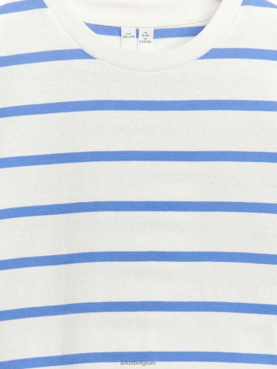 ARKET kleding 0DXJP1477 wit Blauw gestreept t-shirt kinderen